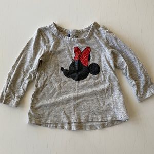 Gap Disney toddler girls Minnie Mouse shirt